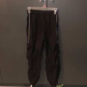black baggy pants